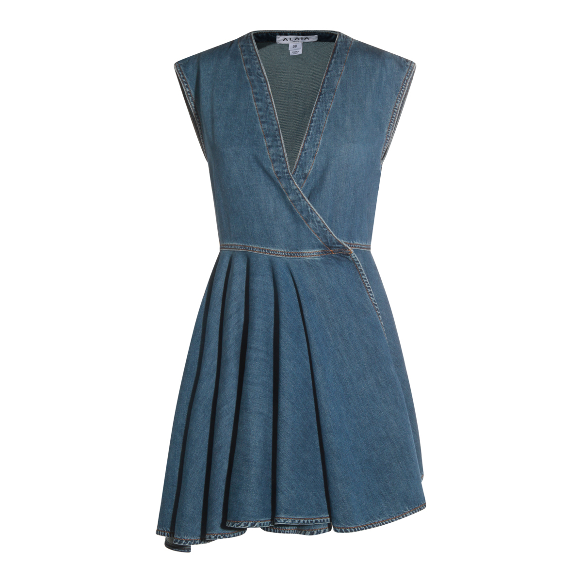 [Alaia] Sleeveless dress FW25 AA9R2682D004B505