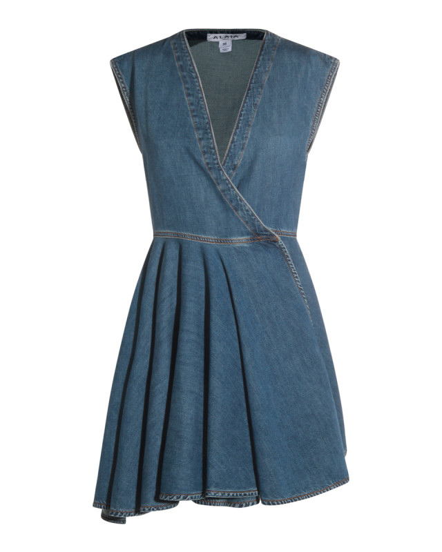 [Alaia] Sleeveless dress FW25 AA9R2682D004B505