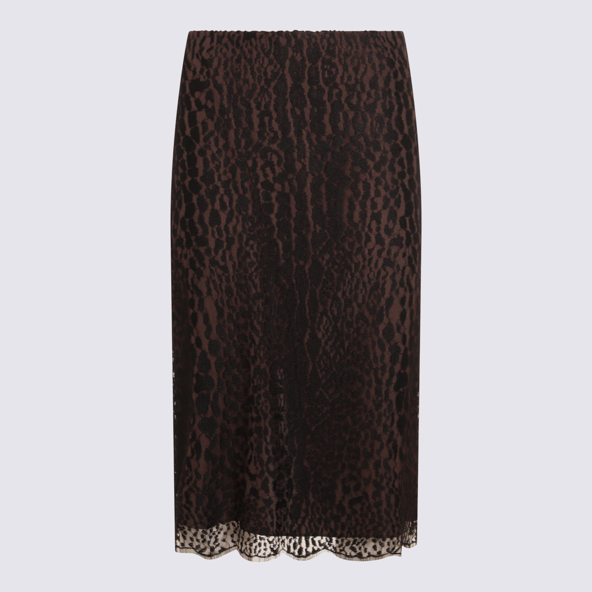 [Tom Ford] Midi skirt FW25 GC5817FAX1546XBLCH