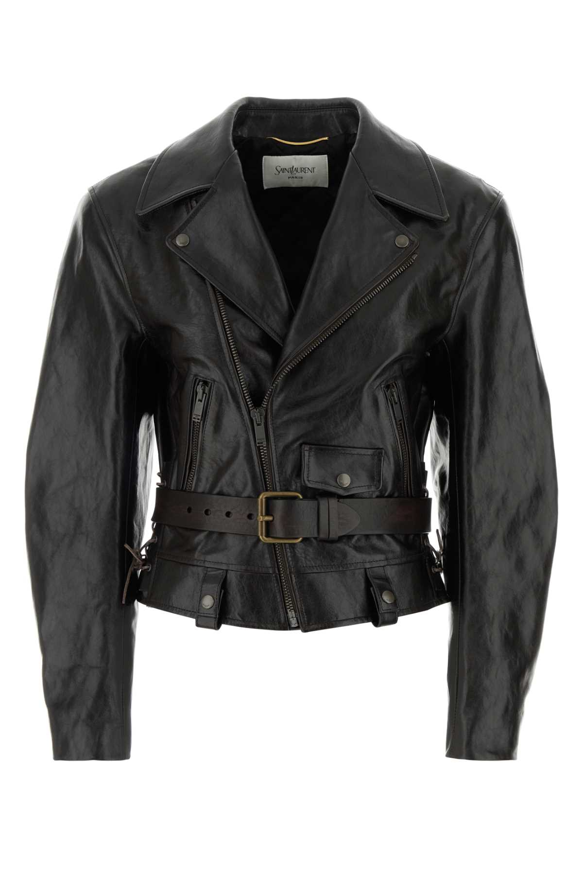 [Saint Laurent] Leather Jacket SS26 865713YCVG2 2825