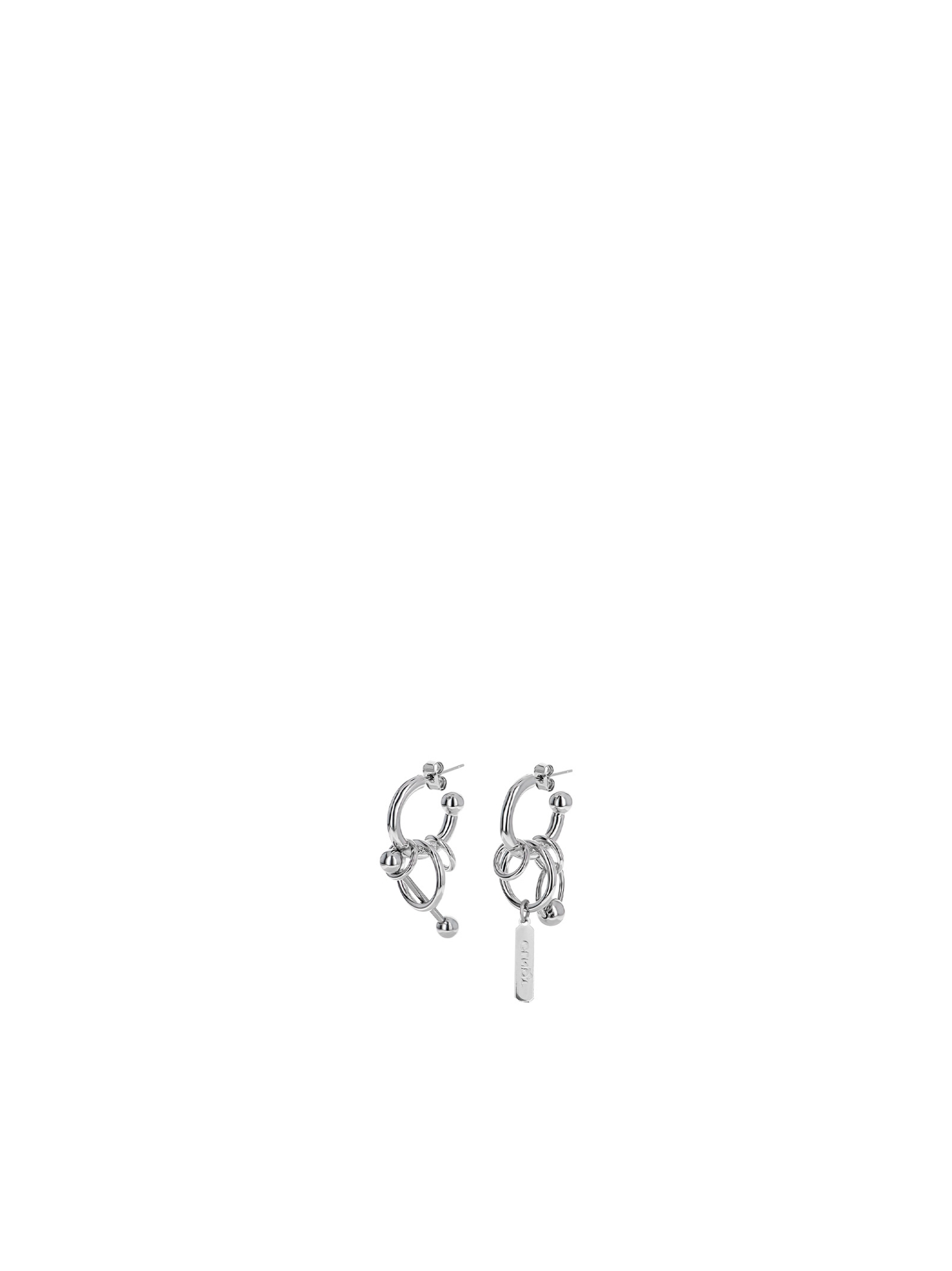 [JUSTINE CLENQUET] Earring SS26 JOYCEEARRINGS PALLADIUM
