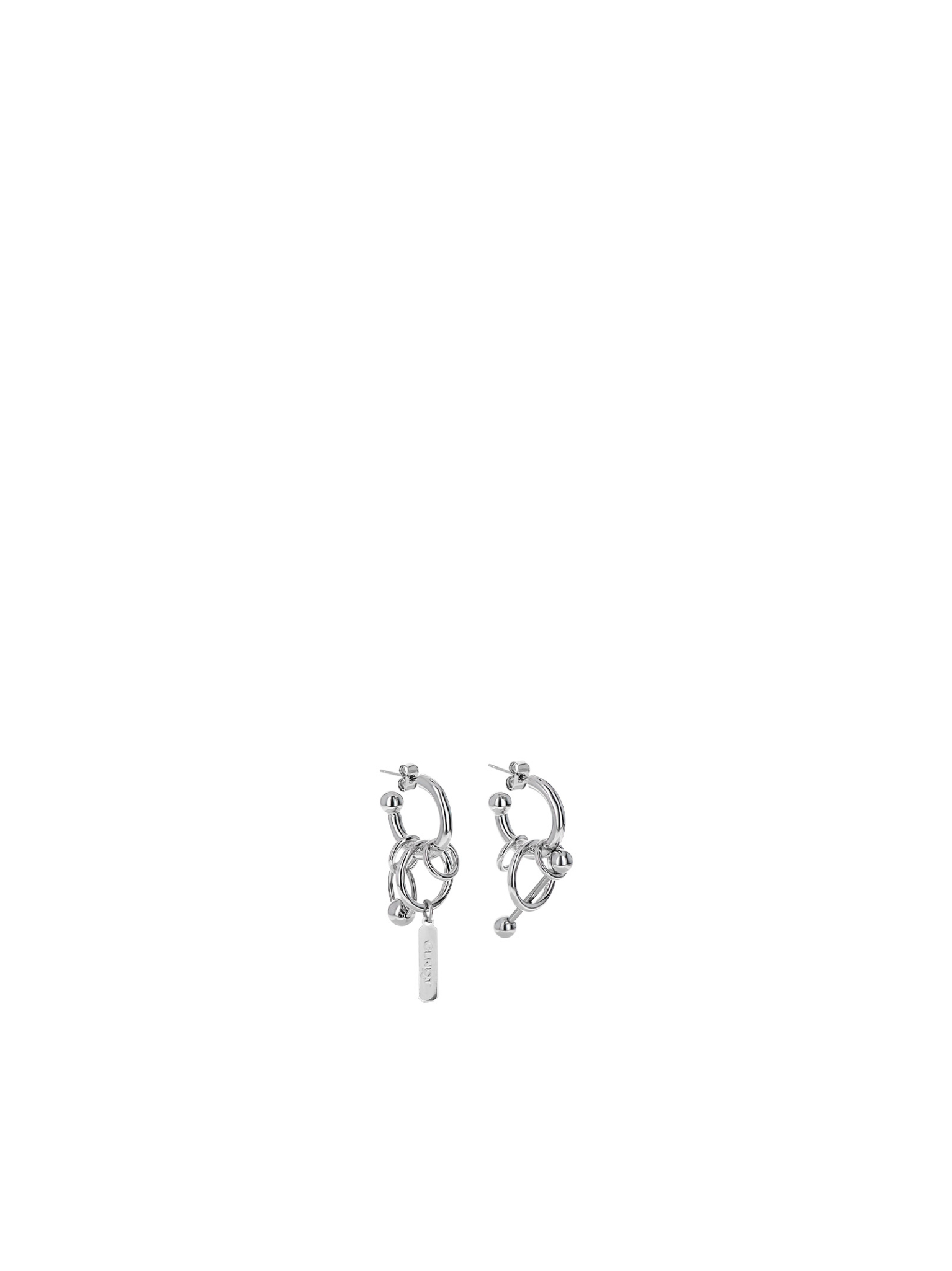 [JUSTINE CLENQUET] Earring SS26 JOYCEEARRINGS PALLADIUM