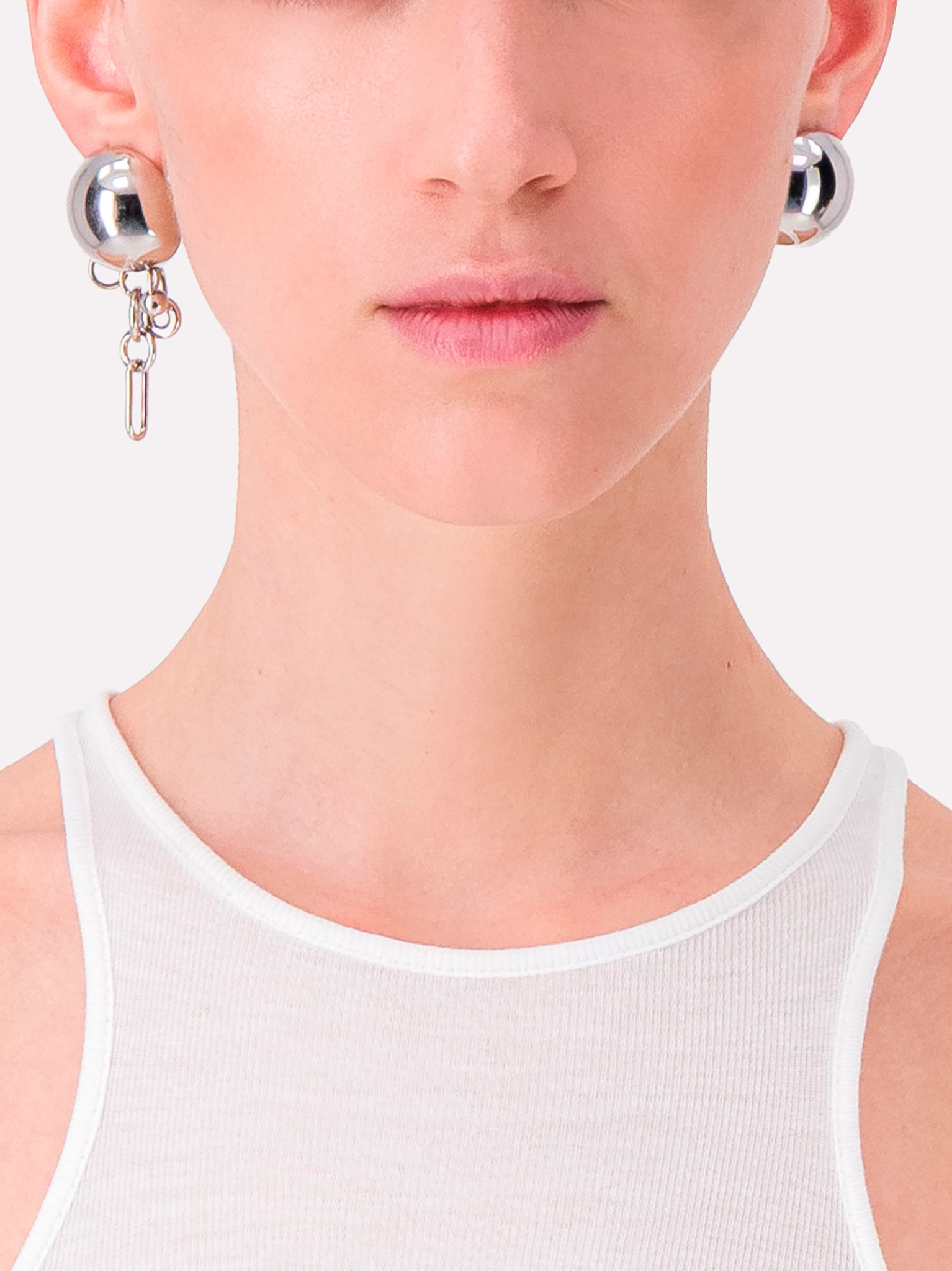 [JUSTINE CLENQUET] Earring SS26 RAEEARRINGS PALLADIUM