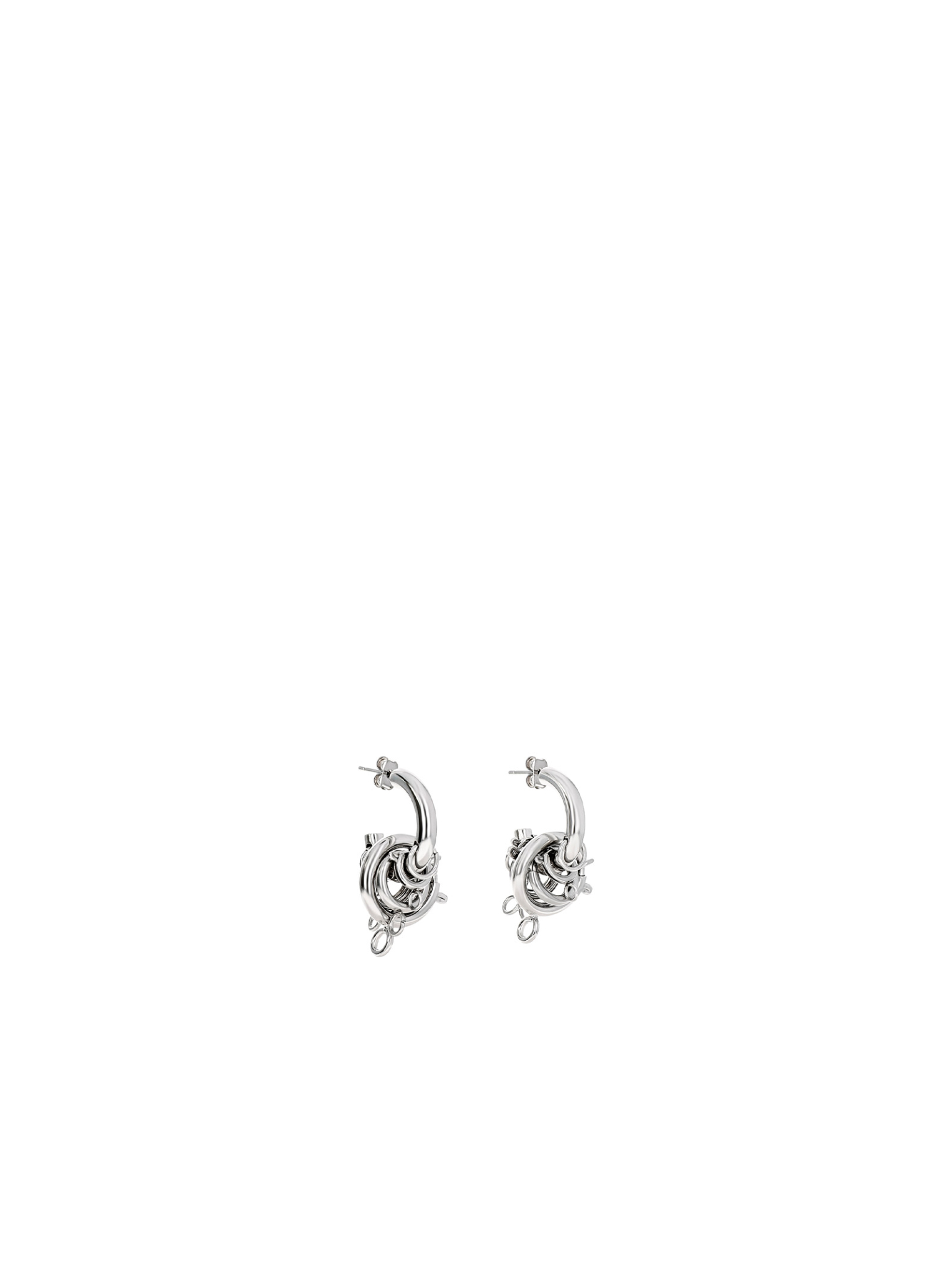 [JUSTINE CLENQUET] Earring SS26 JAYEARRINGS PALLADIUM
