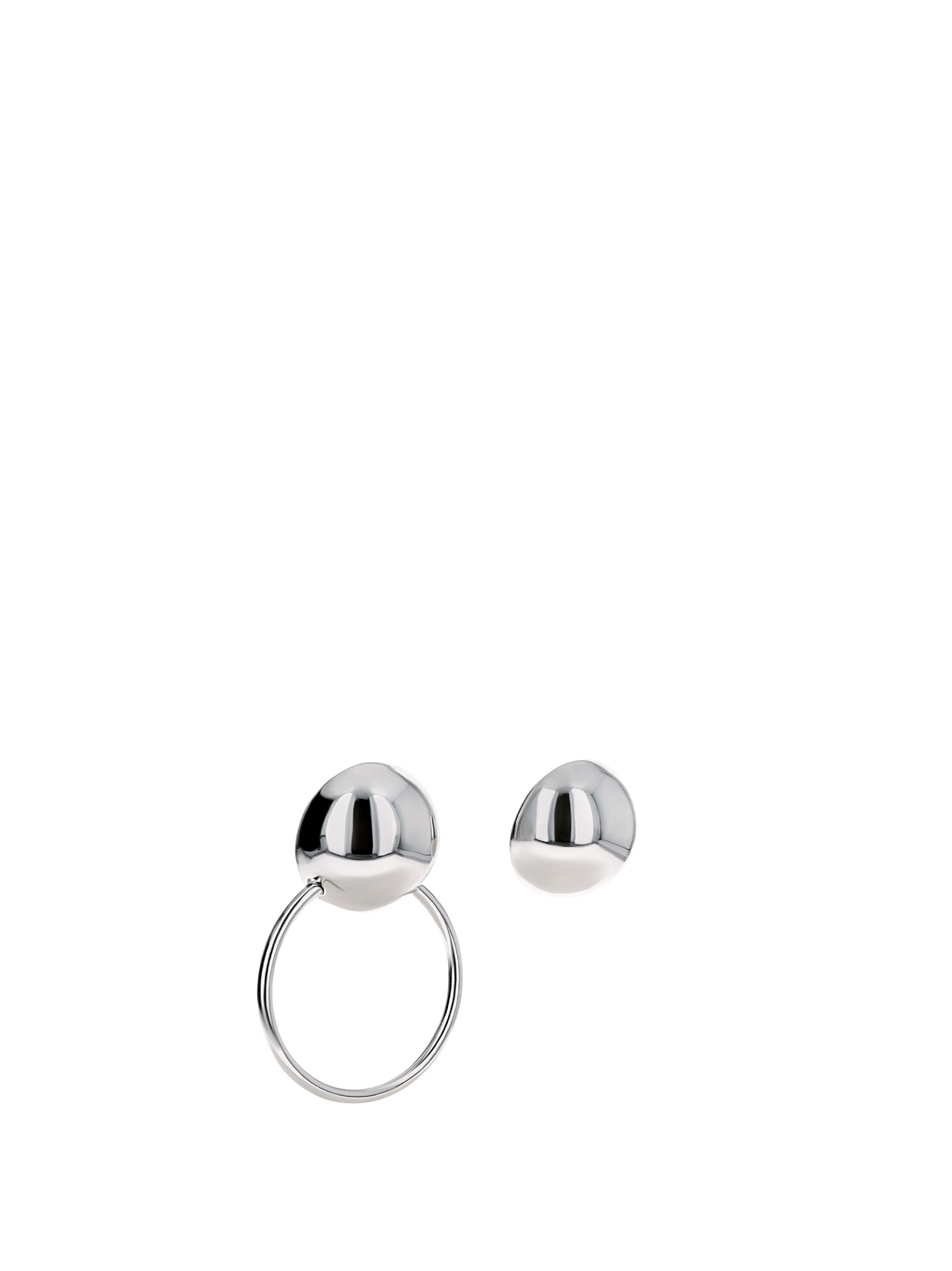 [JUSTINE CLENQUET] Earring SS26 EDIEEARRINGS PALLADIUM