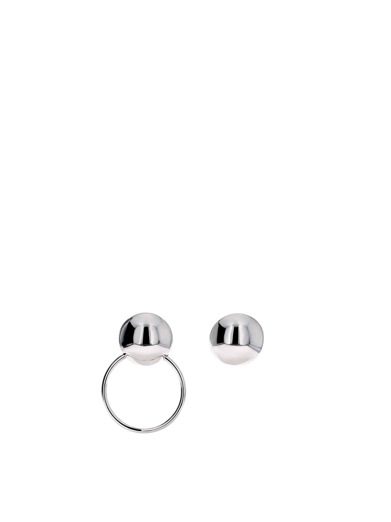 [JUSTINE CLENQUET] Earring SS26 EDIEEARRINGS PALLADIUM