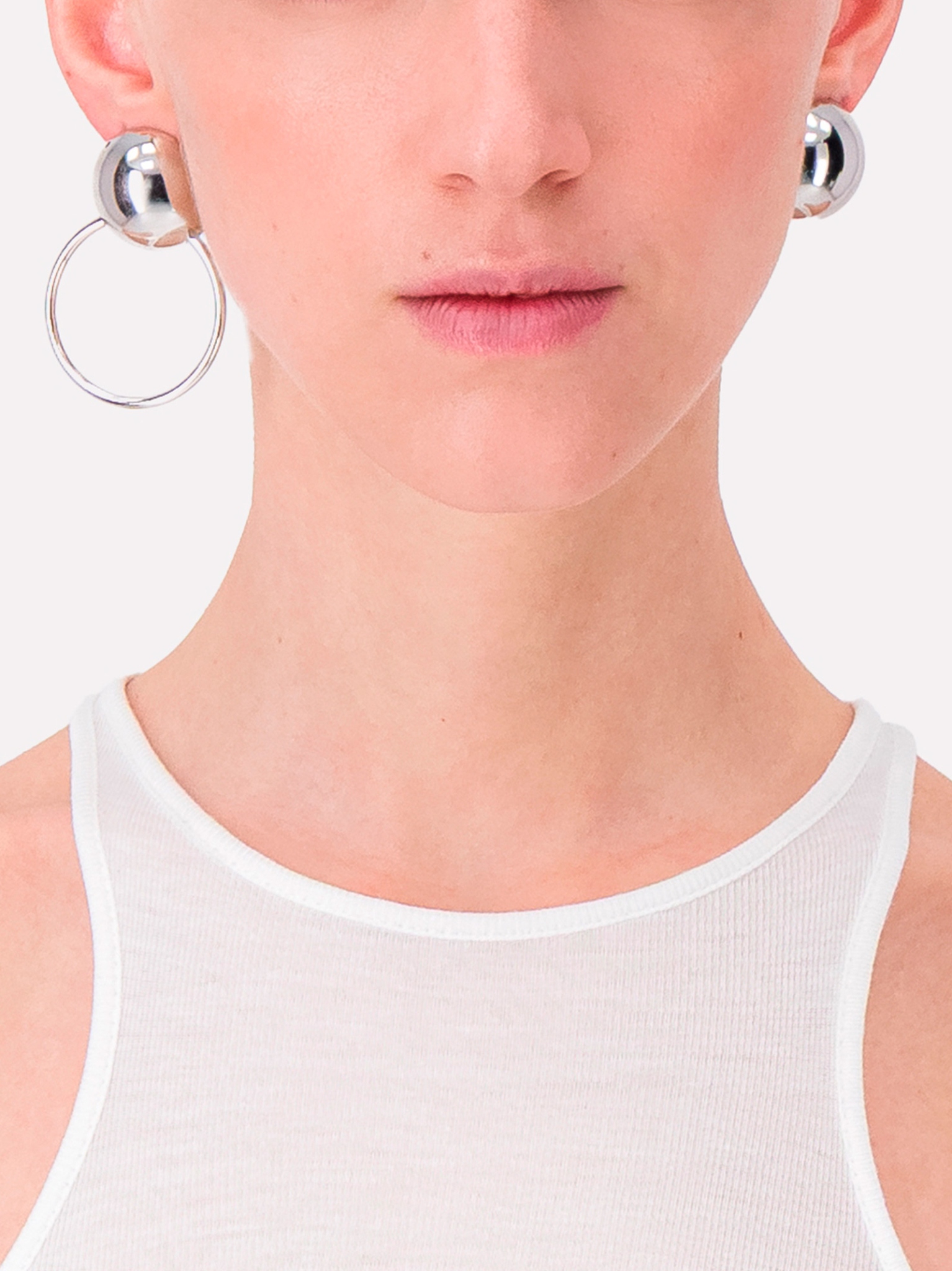 [JUSTINE CLENQUET] Earring SS26 EDIEEARRINGS PALLADIUM