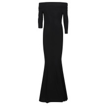 [Norma Kamali] Long sleeve dress SS26 KK1263PLT66001