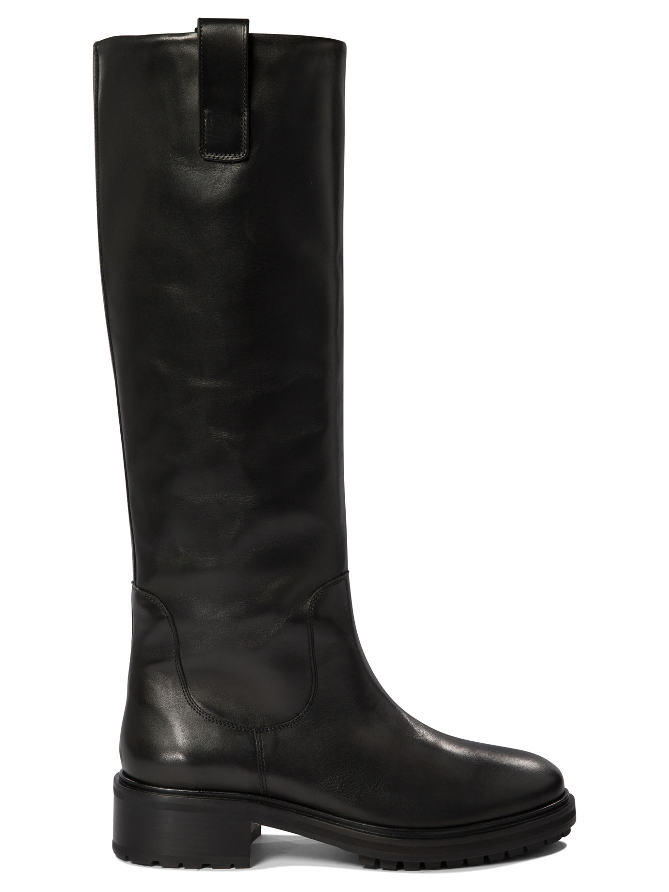 [Aeyde] Long Boots FW26 HENRYCALF LEATHERBLACK