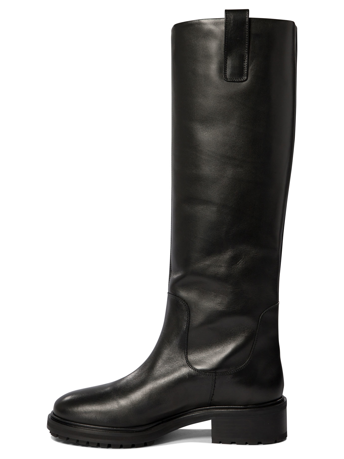 [Aeyde] Long Boots FW26 HENRYCALF LEATHERBLACK