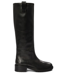 [Aeyde] Long Boots FW26 HENRYCALF LEATHERBLACK