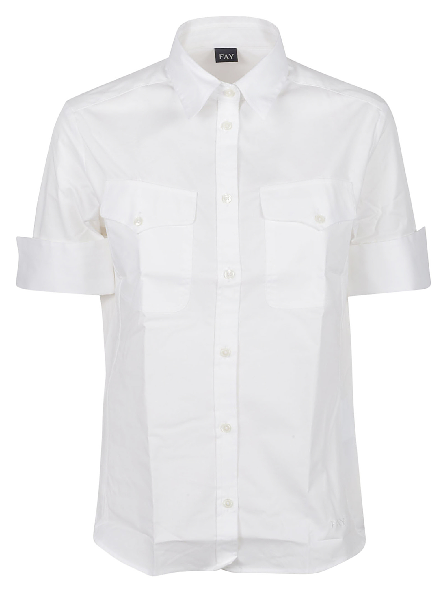 [Fay] Shirts Short Sleeve SS26 NCWA252600SZGR