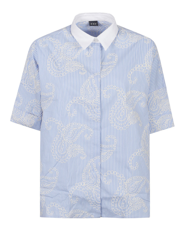 [Fay] Shirts Short Sleeve SS26 NCWA552552SZDI