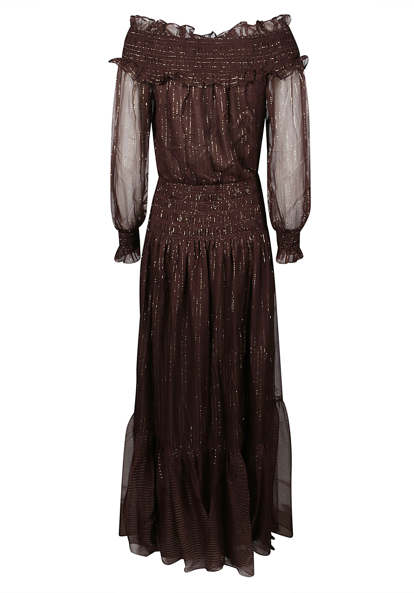 [Self-portrait] Long sleeve dress SS26 RS26156XABR