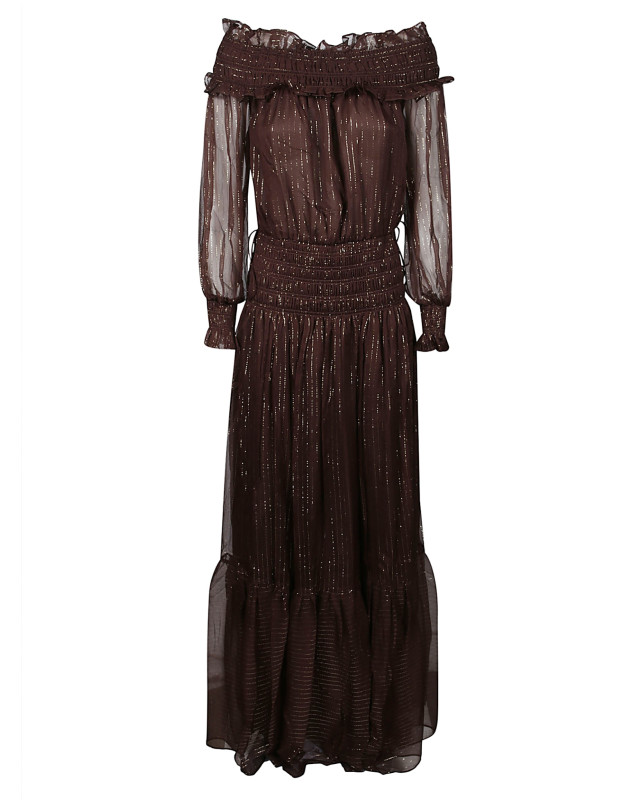 [Self-portrait] Long sleeve dress SS26 RS26156XABR