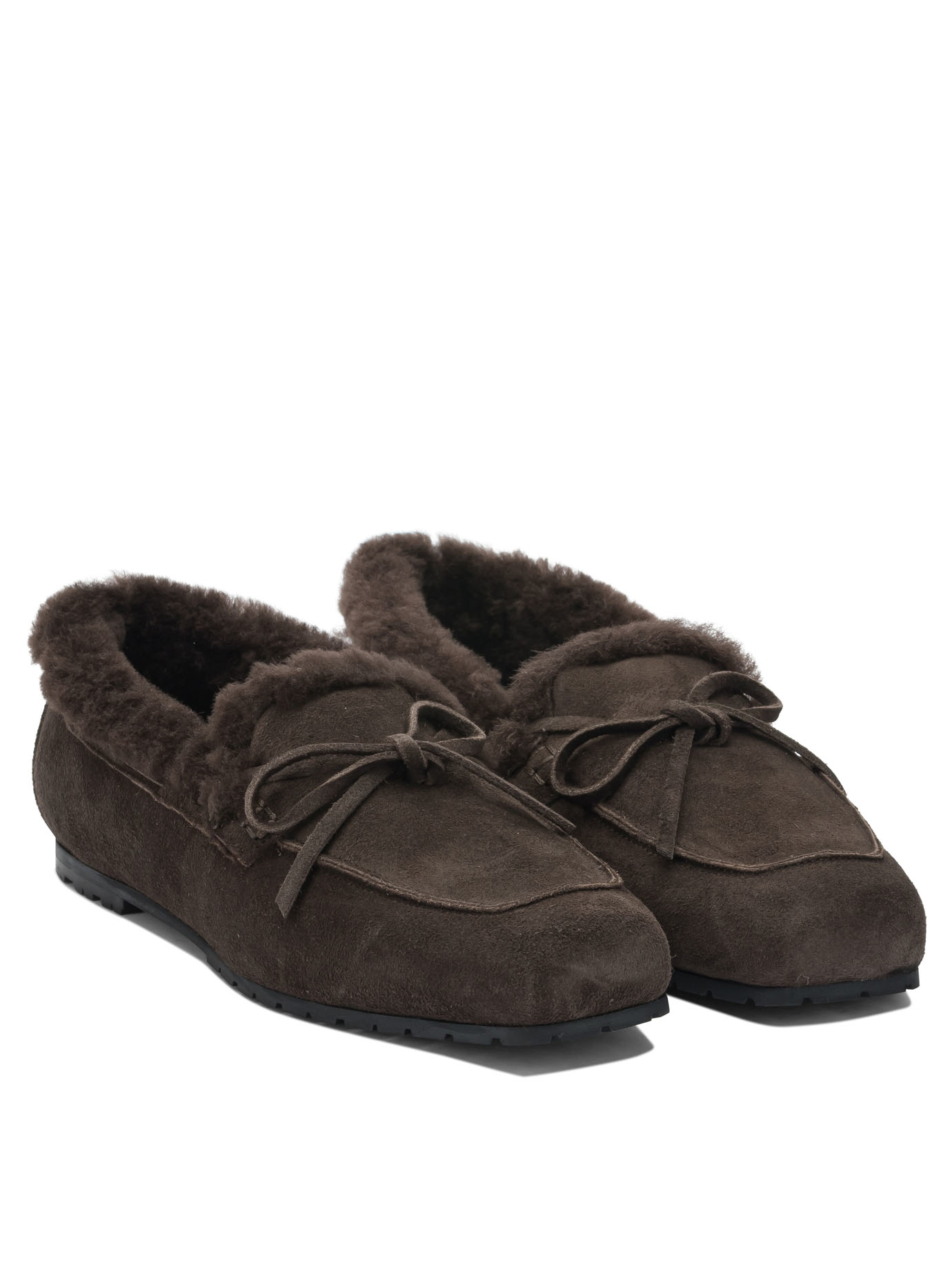 [Aeyde] Loafer FW26 JASPERCOW SUEDE LEATHER/SHEARLINGMOKA