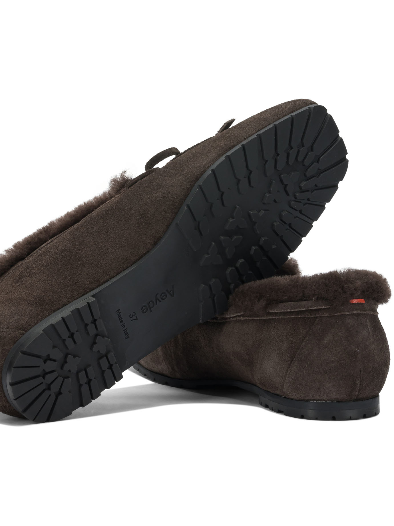 [Aeyde] Loafer FW26 JASPERCOW SUEDE LEATHER/SHEARLINGMOKA