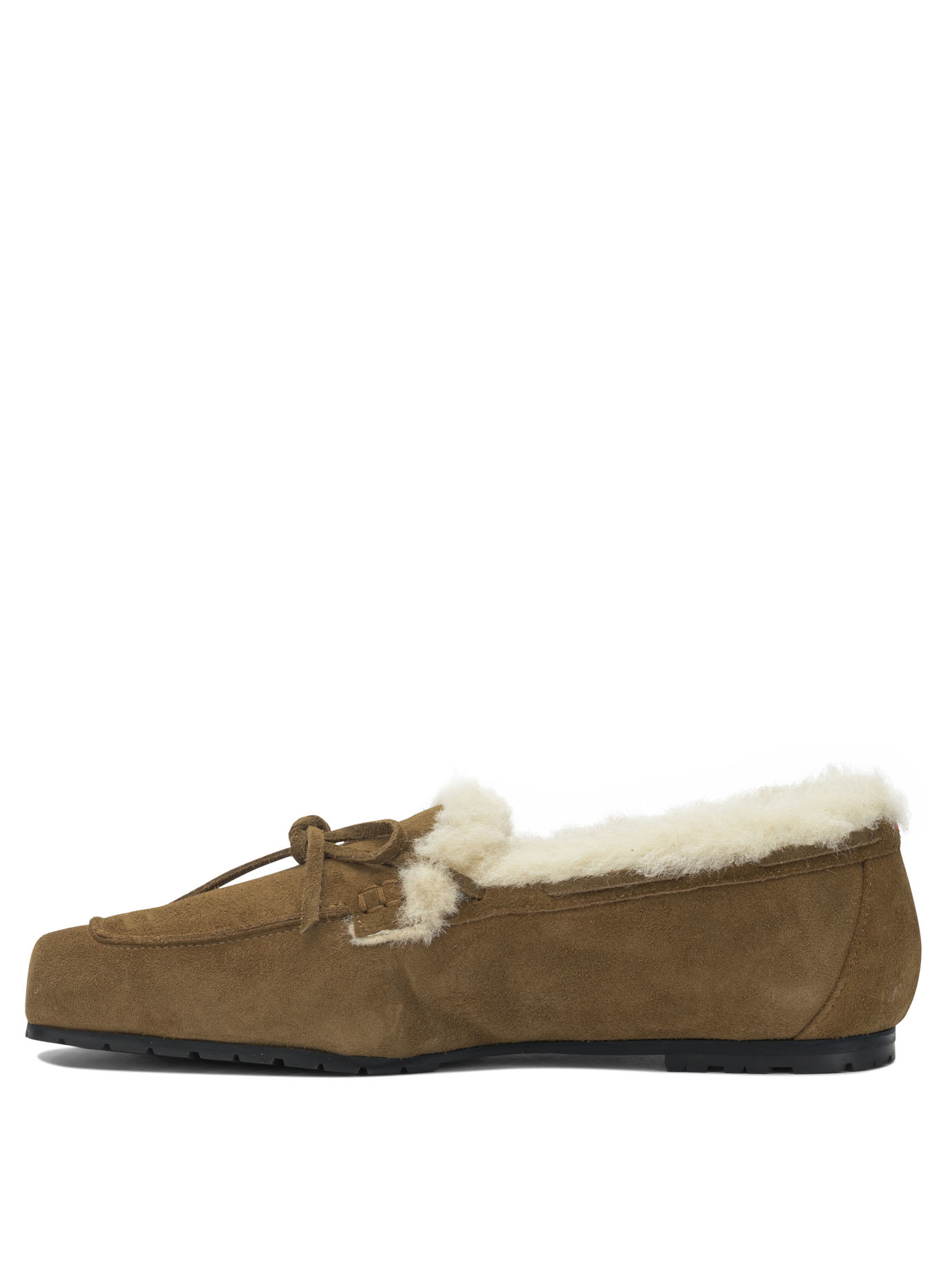 [Aeyde] Loafer FW26 JASPERCOW SUEDE LEATHER/SHEARLINGTOBACCO
