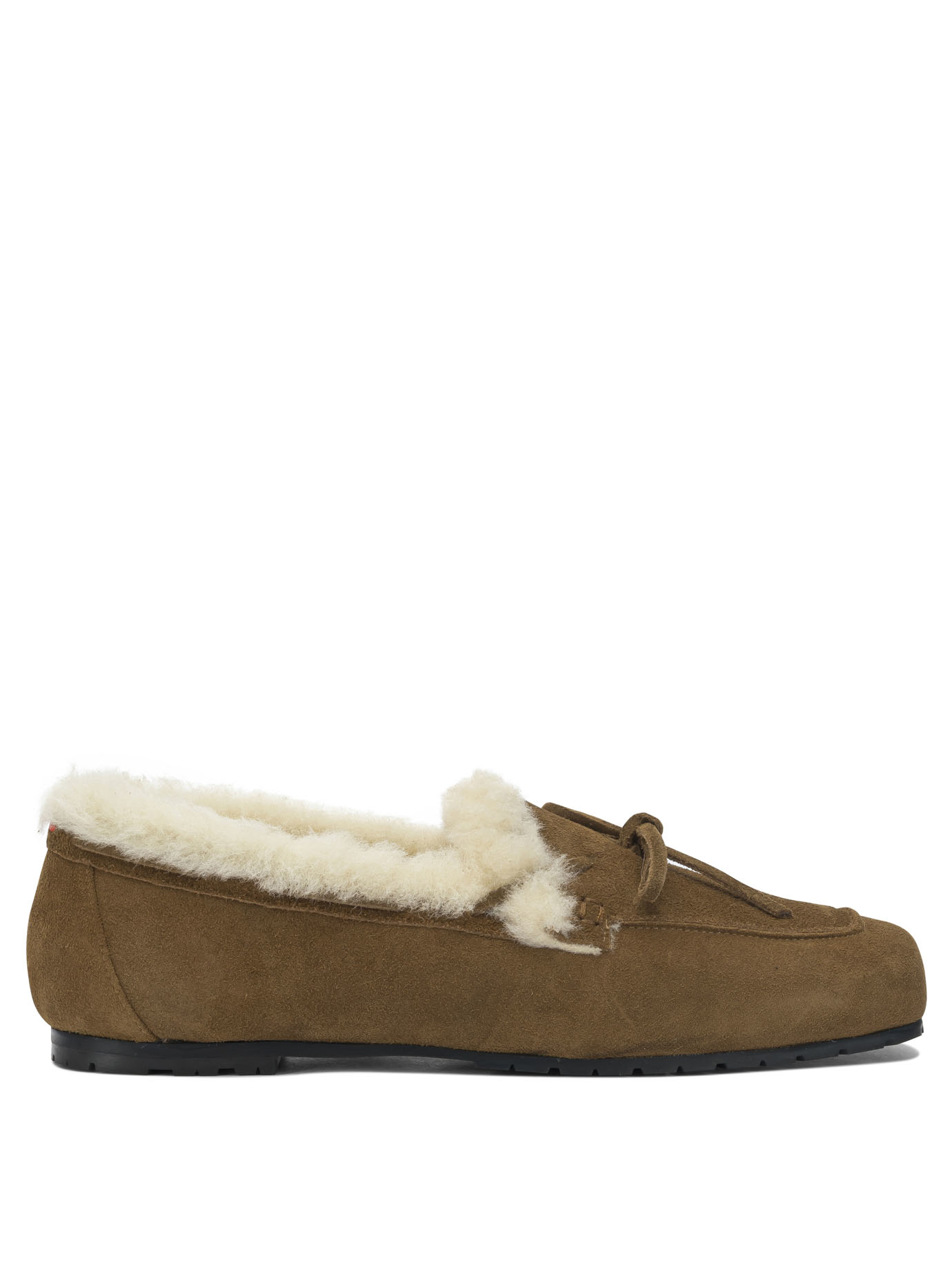 [Aeyde] Loafer FW26 JASPERCOW SUEDE LEATHER/SHEARLINGTOBACCO