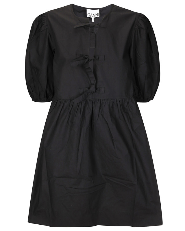 [GANNI] Short sleeve dress CO F9005 099