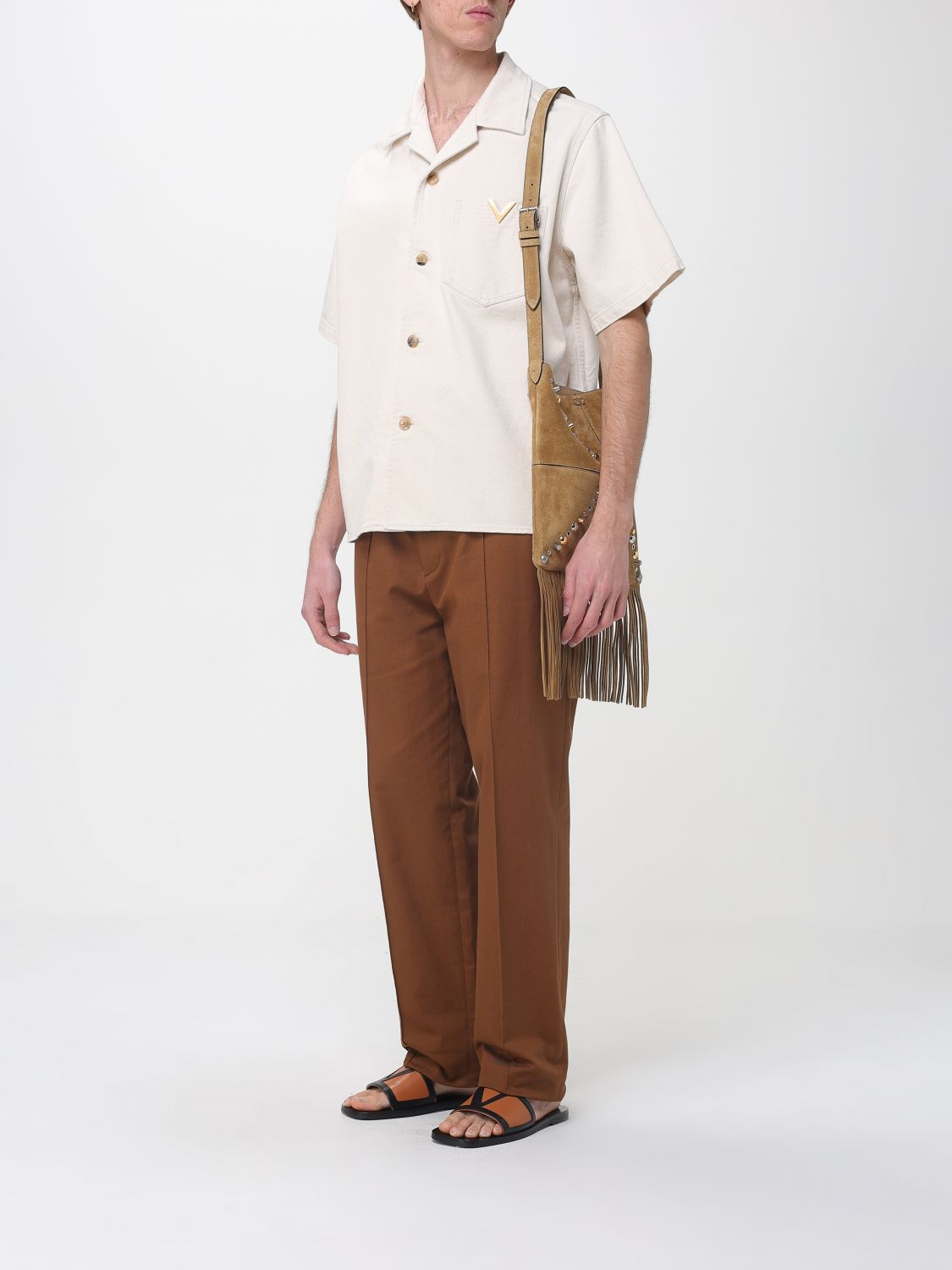 [Valentino] Shirts Short Sleeve SS26 8V3DBA10B9W A03