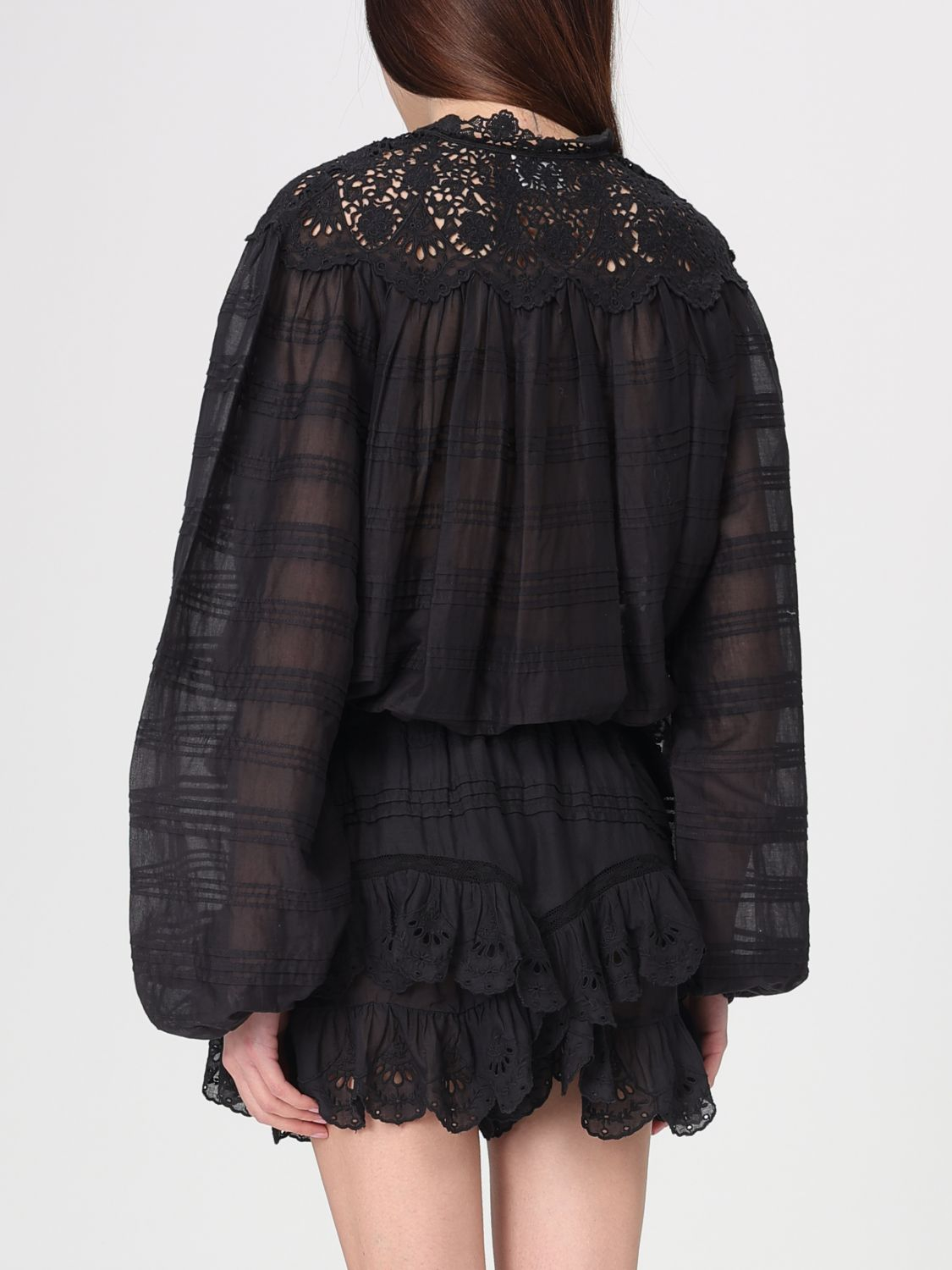 [Isabel Marant Etoile] Shirts Long Sleeve SS26 HT0767FAD1J05E 01BK