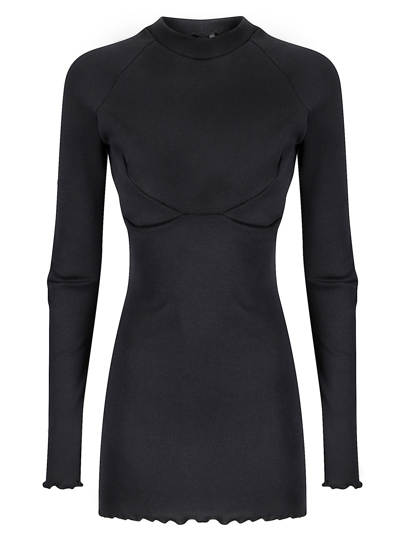 [EVROPA X BOYSLOFT] Long sleeve dress FW25 MINIDRESS BLACK