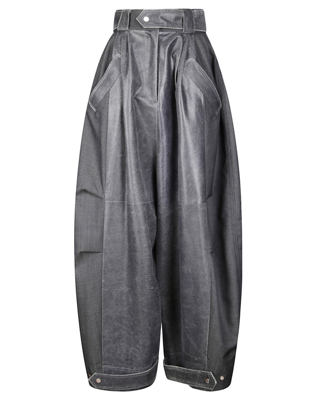 [Niccolo' Pasqualetti] Trousers FW25 N08P004 CHARCOALBLACK