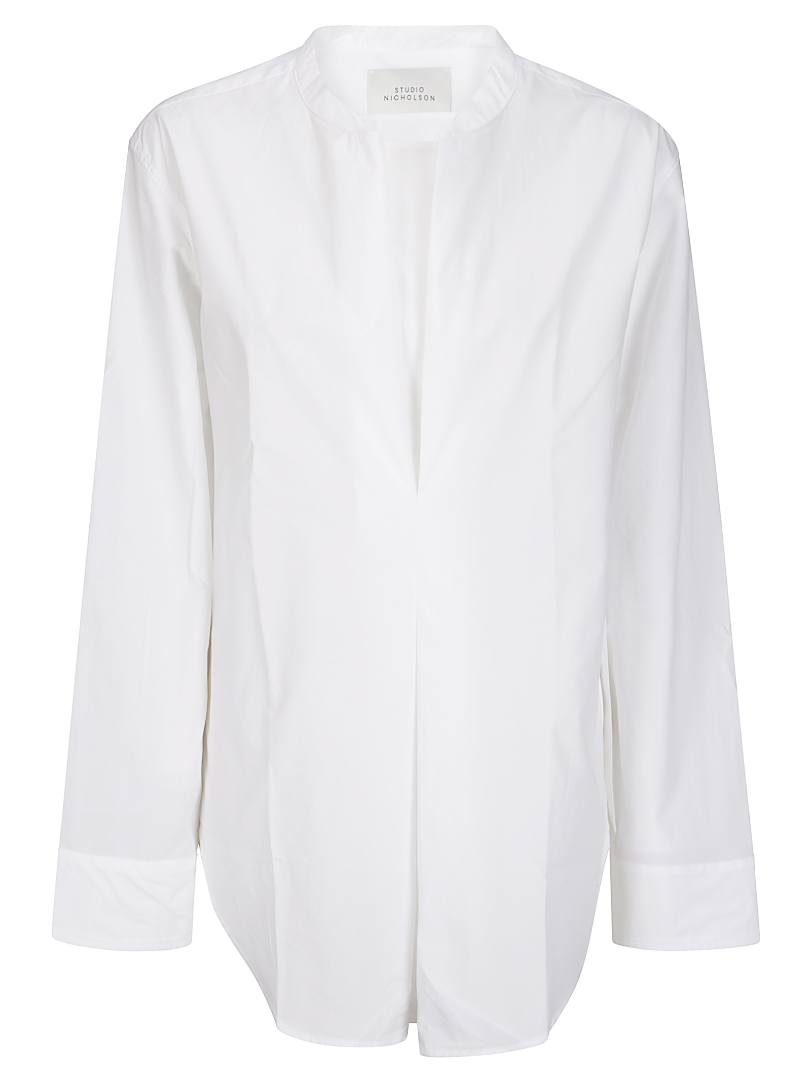 [Studio Nicholson] Shirts Long Sleeve FW25 PAMPASNW1684 OPTICWHITE