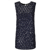 [PAROSH] Sleeveless dress SS25 D722508GILD 012