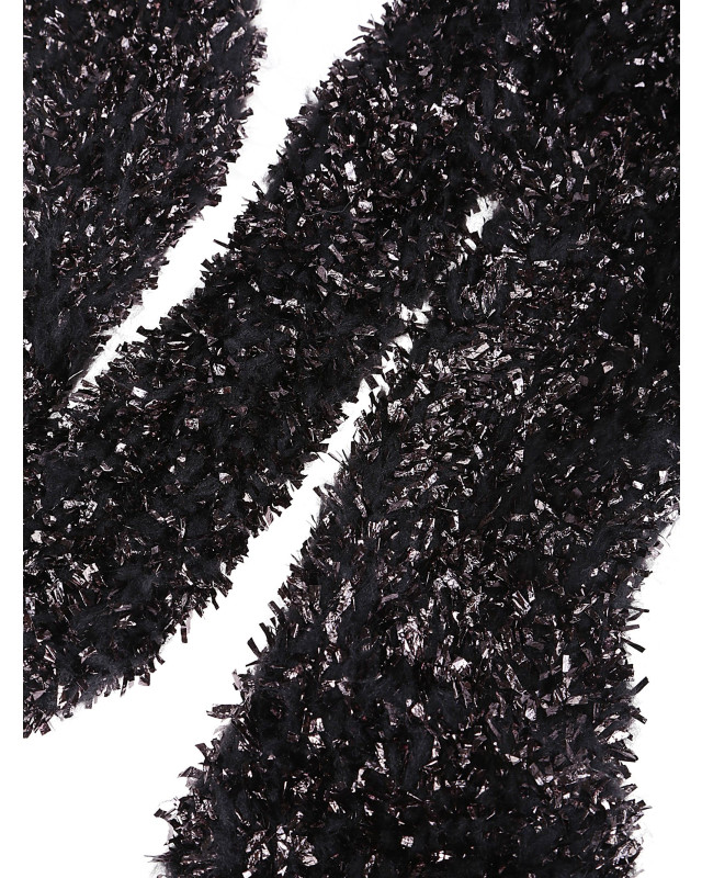 [LUSSI] Scarf FW24 PATTI BLACK