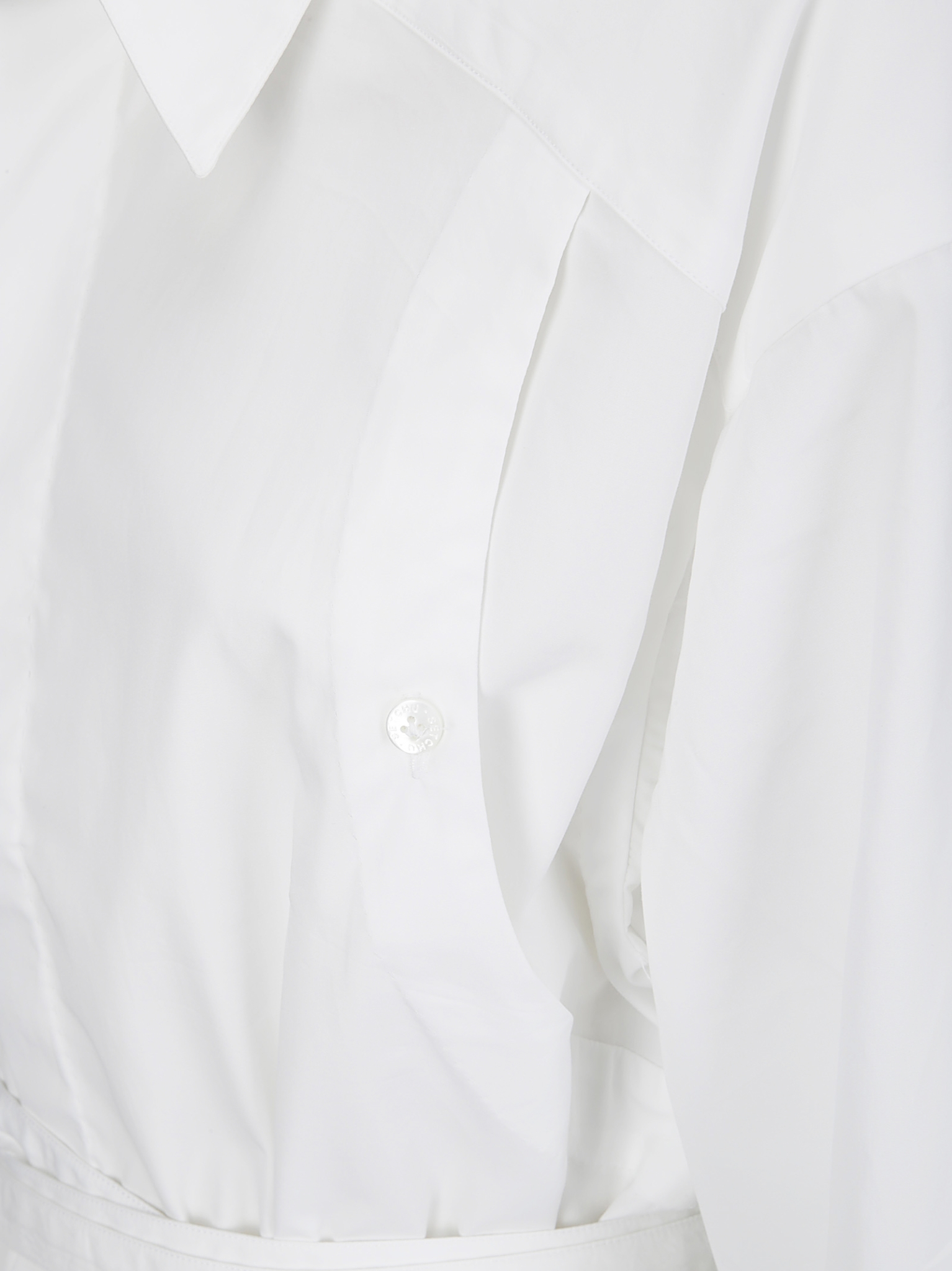[SETCHU] Shirts Long Sleeve CO U241H015C004 WHITE