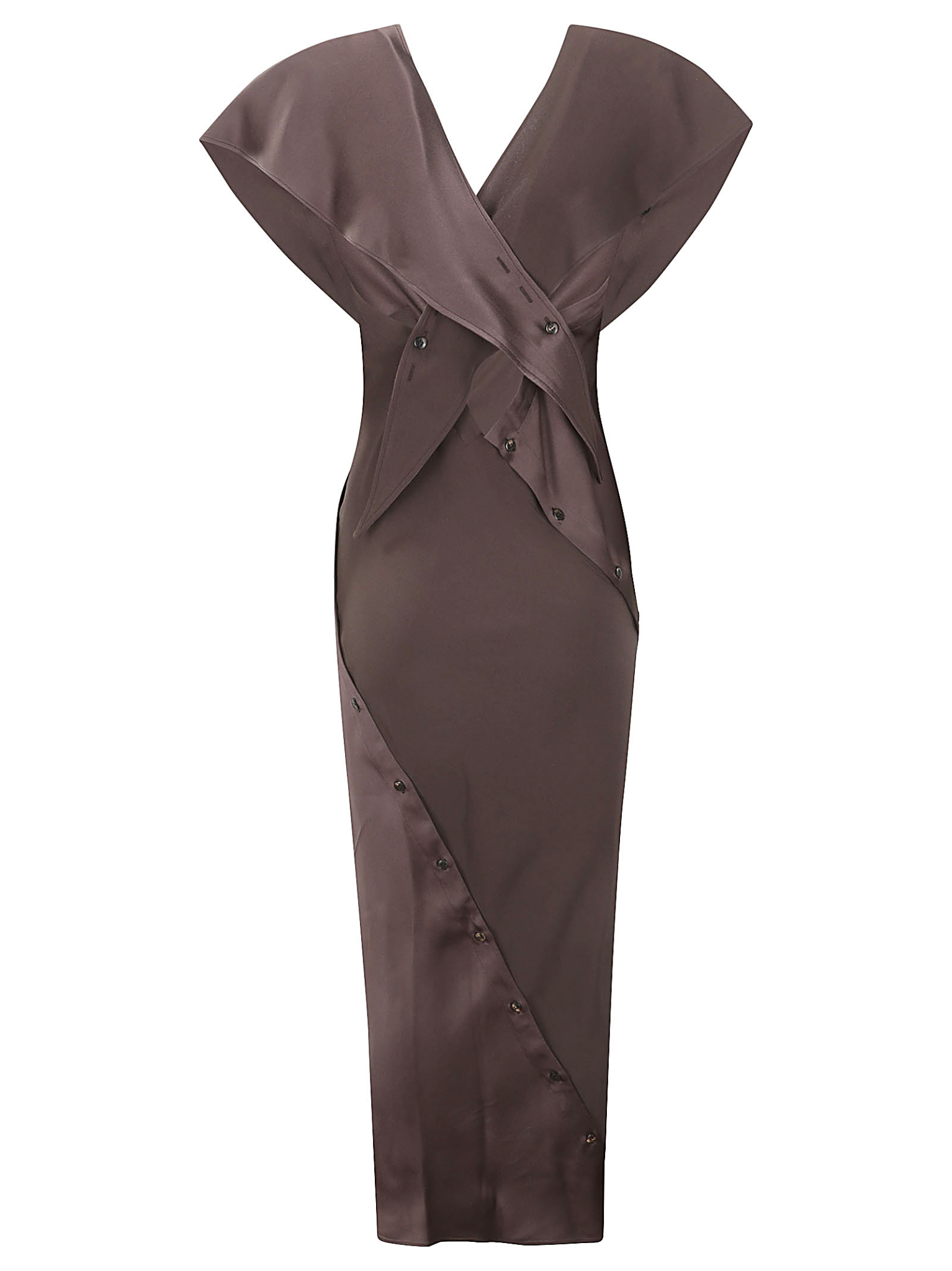 [SETCHU] Sleeveless dress SS24 U231D003V001 DBROWN