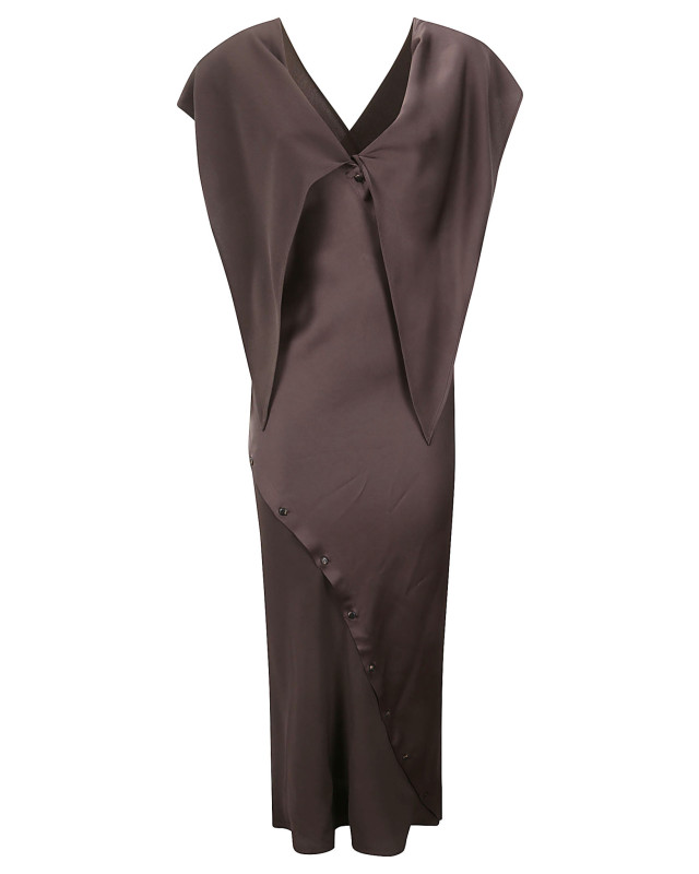 [SETCHU] Sleeveless dress SS24 U231D003V001 DBROWN