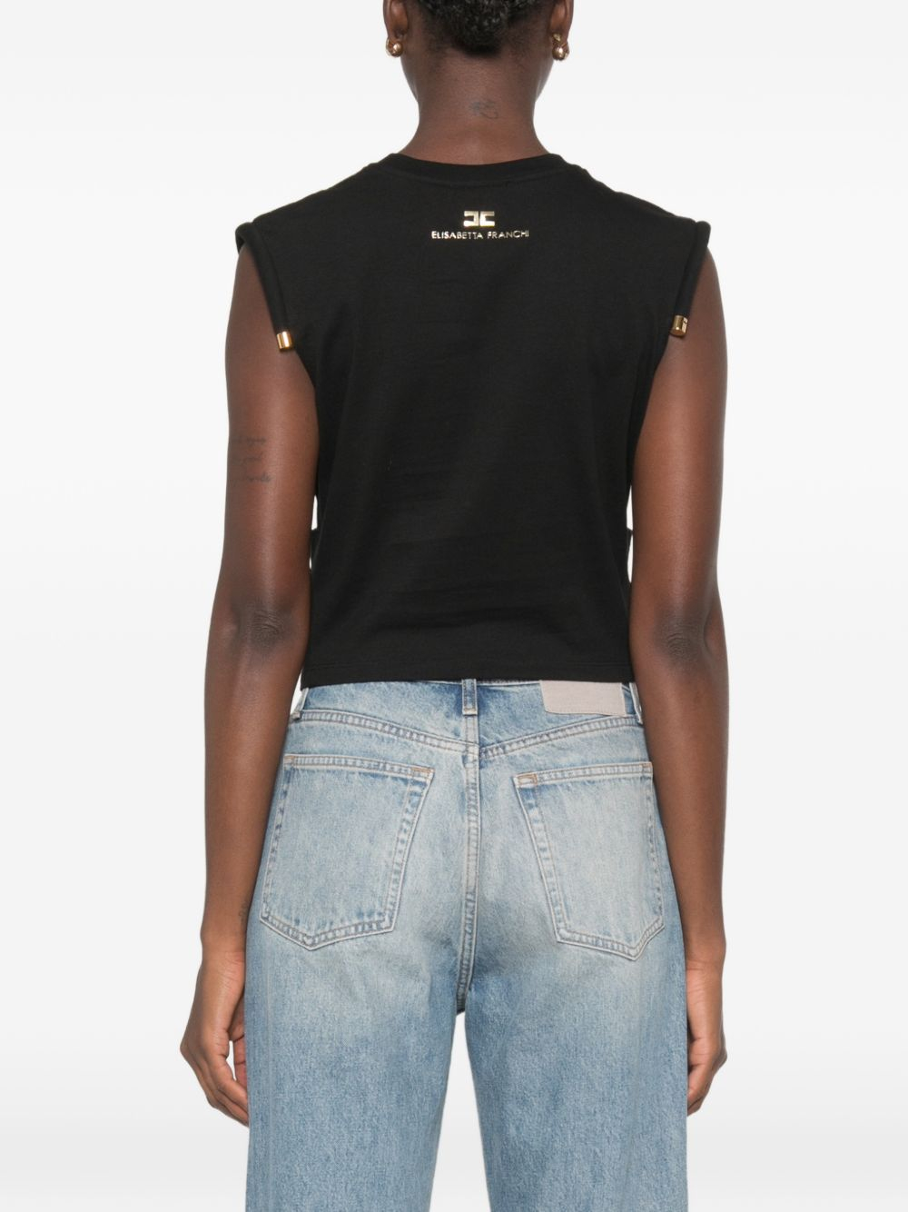 [ELISABETTA FRANCHI] T-shirts Sleeveless FW26 MA00766E2110