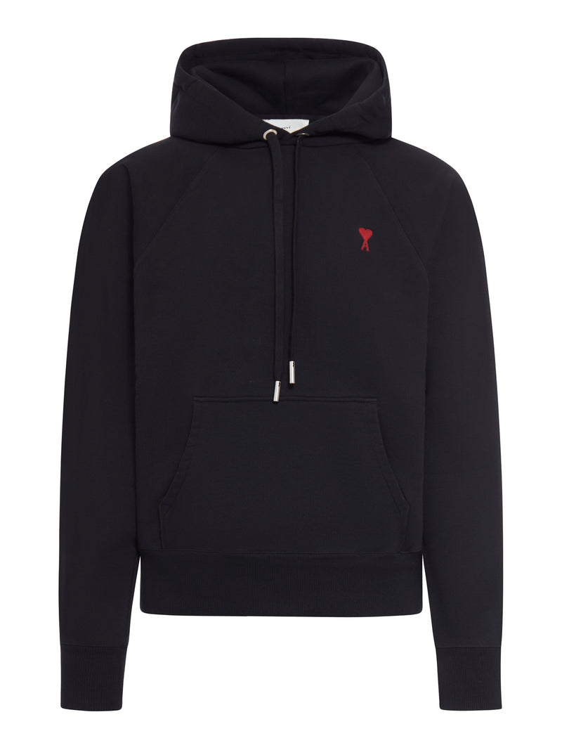 [Ami Paris] Hoodie FW26 BFUSW235730001 BLACK