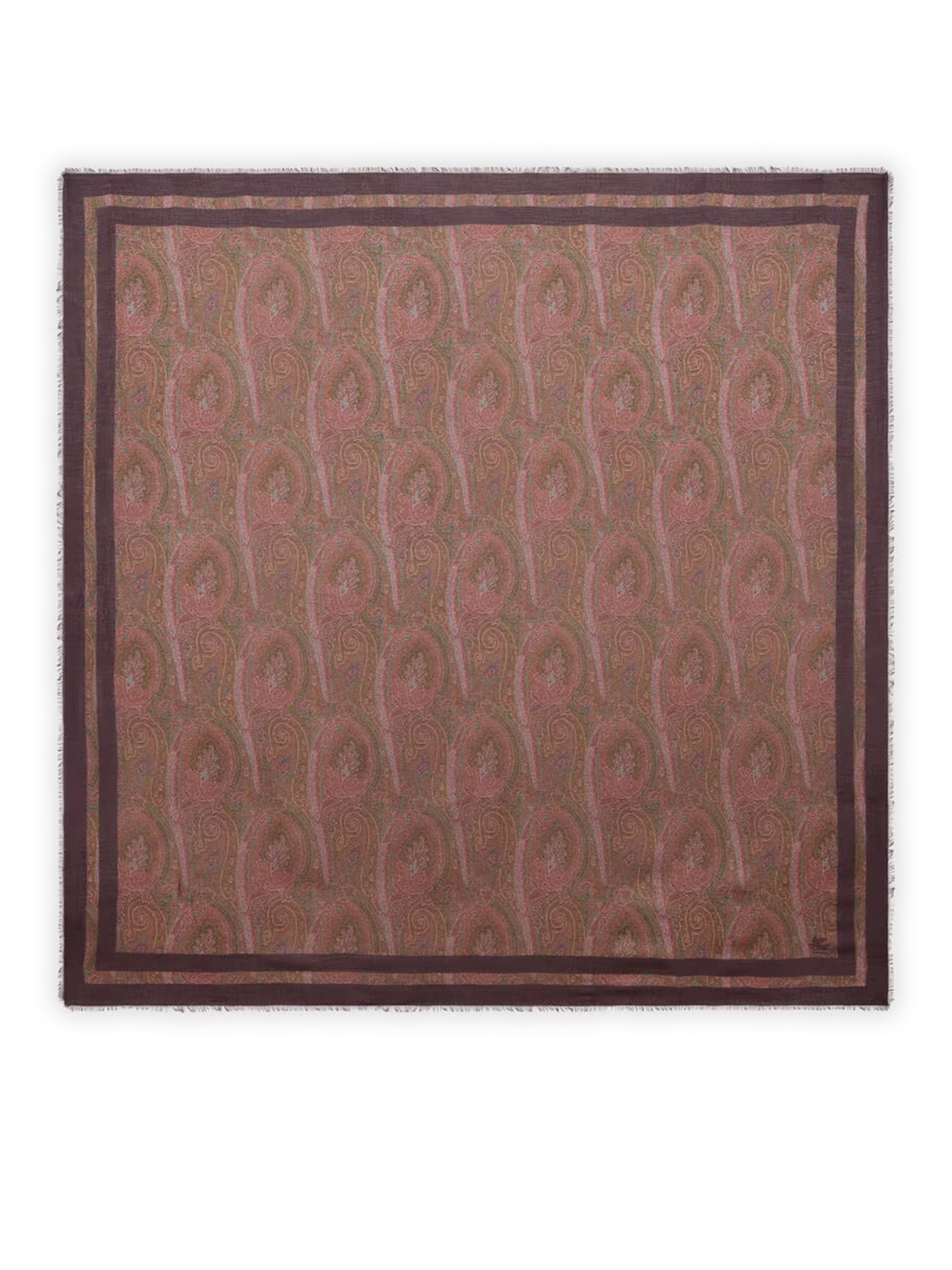 [Etro] Scarf FW26 WAYA0001AKE94S9865 MULTICOLOUR BORDEAUX