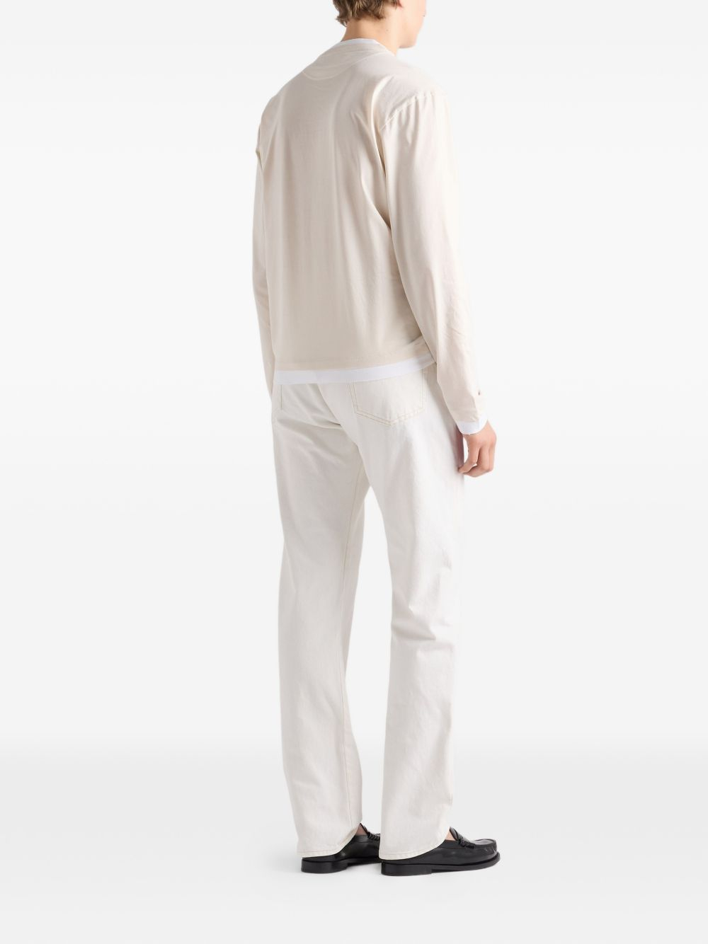 [Prada] T-shirts Long Sleeve FW26 UJL73B11CDF0P40