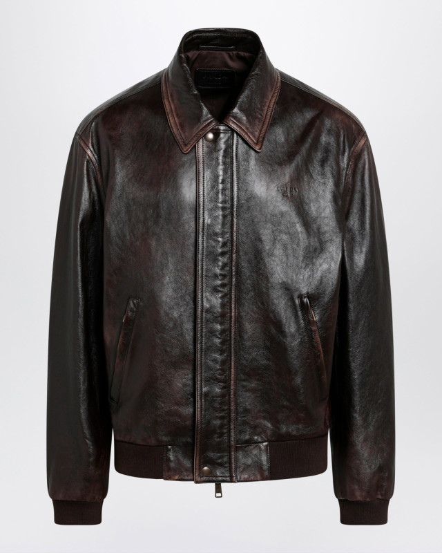[Prada] Leather Jacket FW26 UPW622OOO16IL