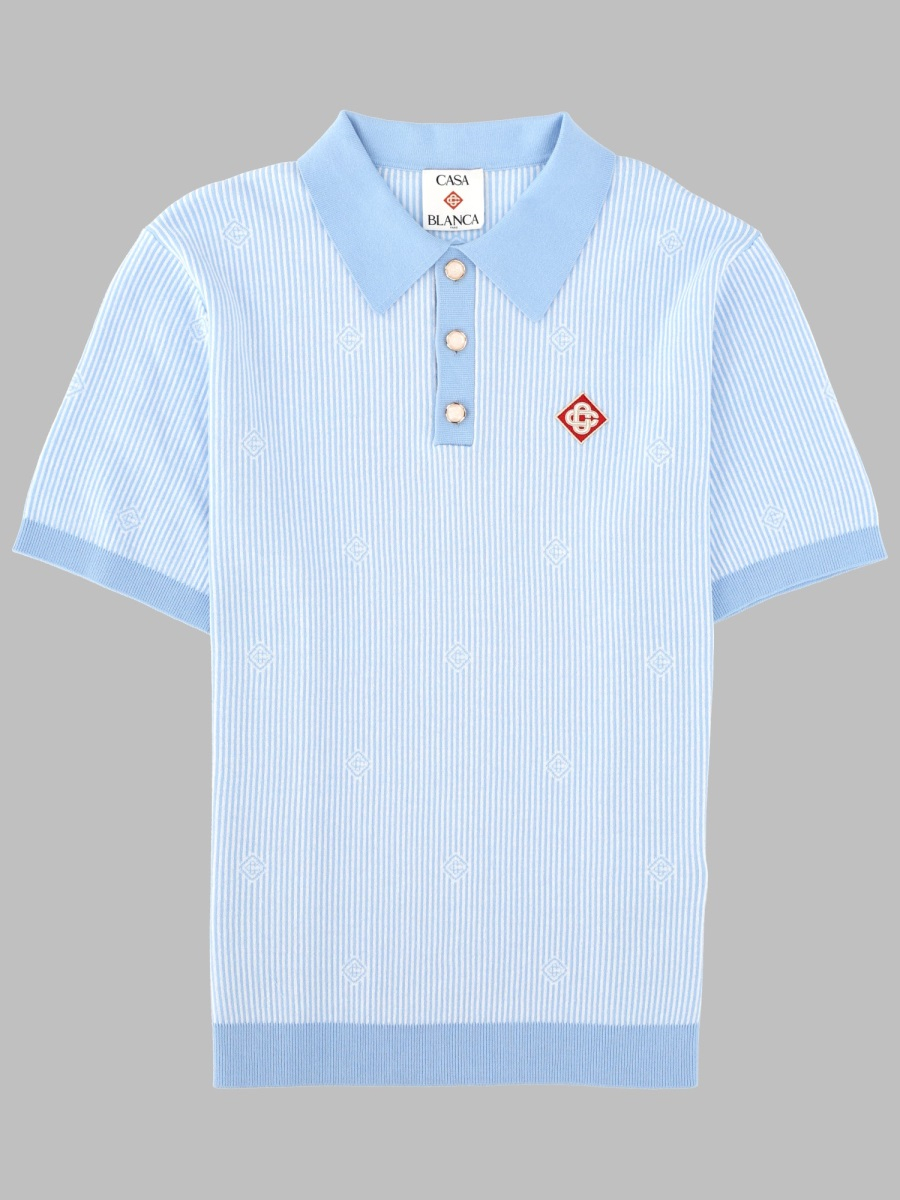 [Casablanca] T-shirts Short Sleeve FW26 M-PF26-KW-1433_01LIGHTBLUE