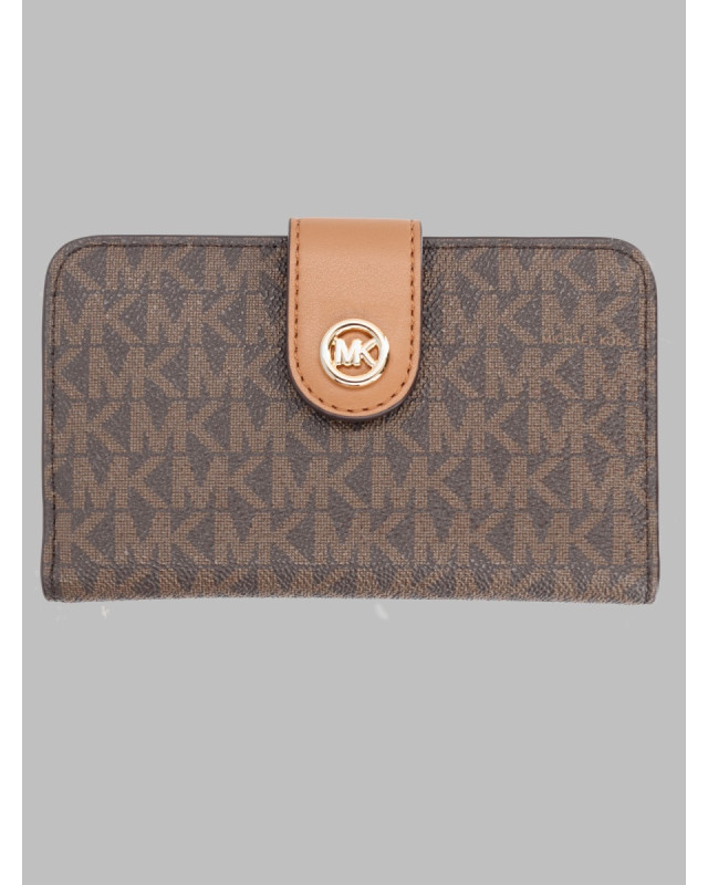 [MICHAEL BY MICHAEL KORS] Wallet FW26 32S6G17F8B_252BRN/ACORN