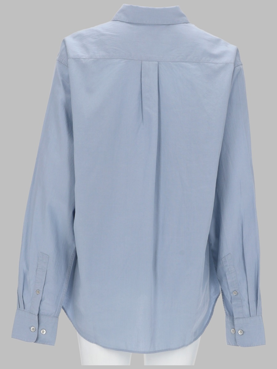 [Our Legacy] Shirts Long Sleeve FW26 W2262PB_POWDERBLUELIQUIDPOPLIN