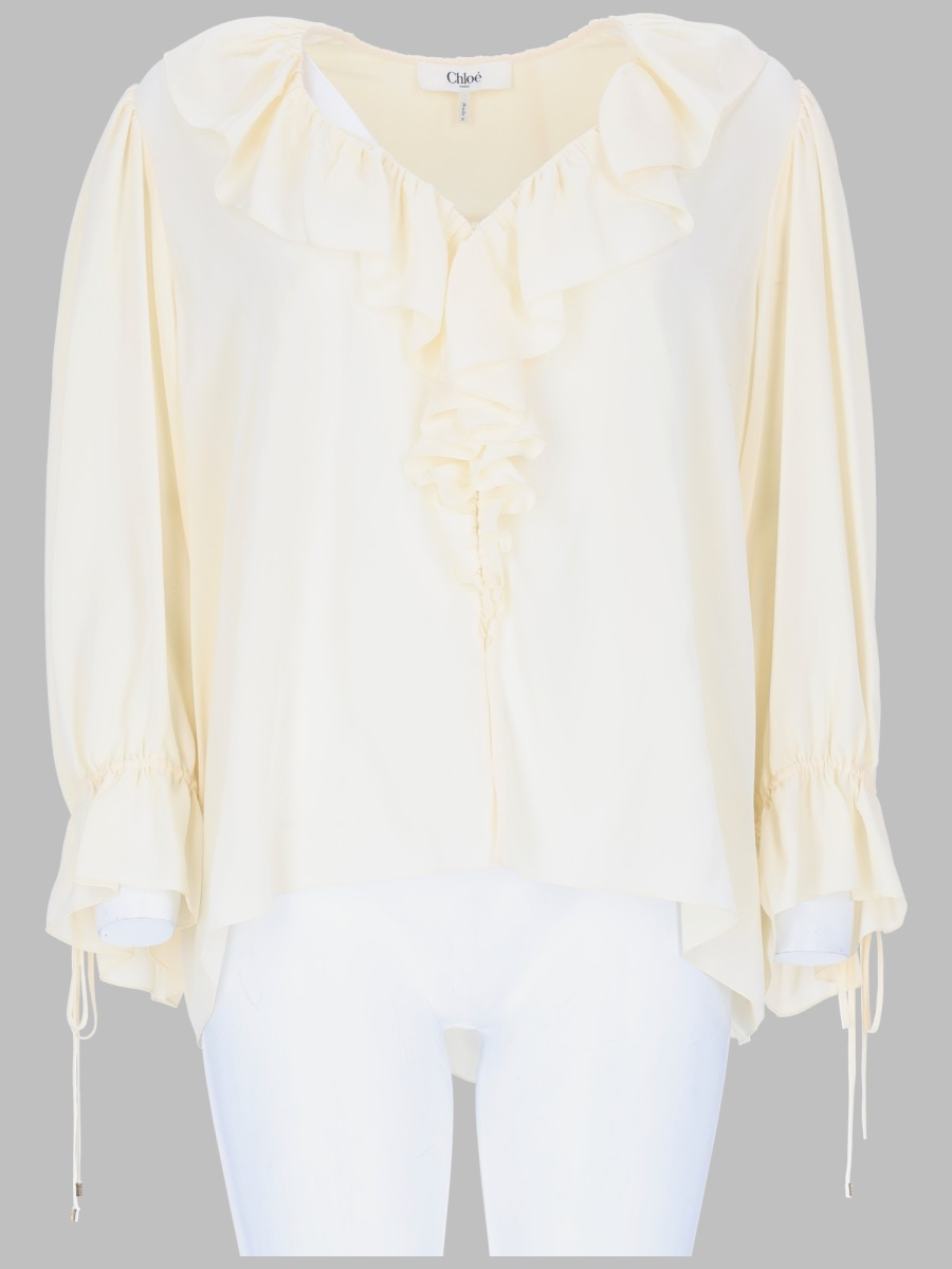 [Chloe] Blouse FW26 26AHT72005_114