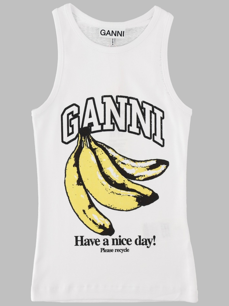 [GANNI] T-shirts Sleeveless FW26 A1040427_151
