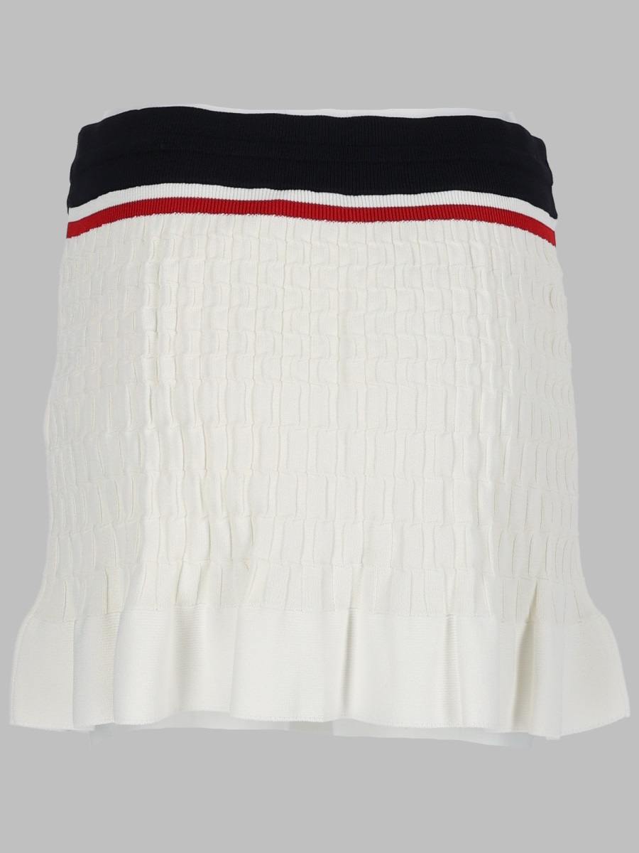 [Casablanca] Mini skirt FW26 W-PF26-KW-1248_01WHITE/NAVY