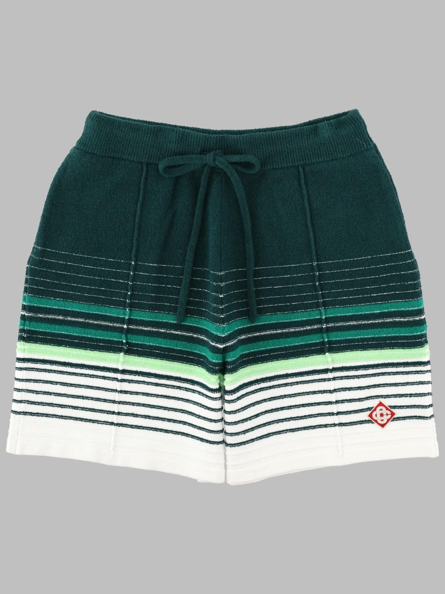 [Casablanca] Shorts FW26 M-PF26-KW-1423_01WHITE/GREEN