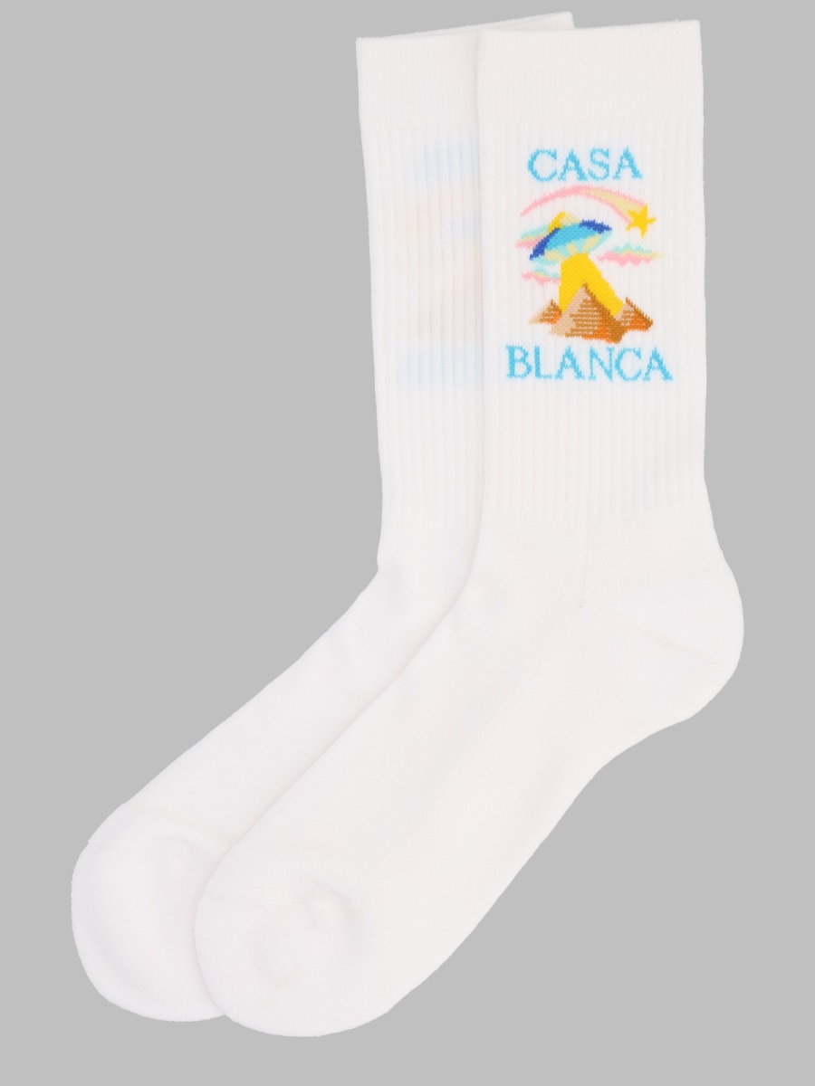 [Casablanca] Socks FW26 A-PF26-ACC-010_05WHITE