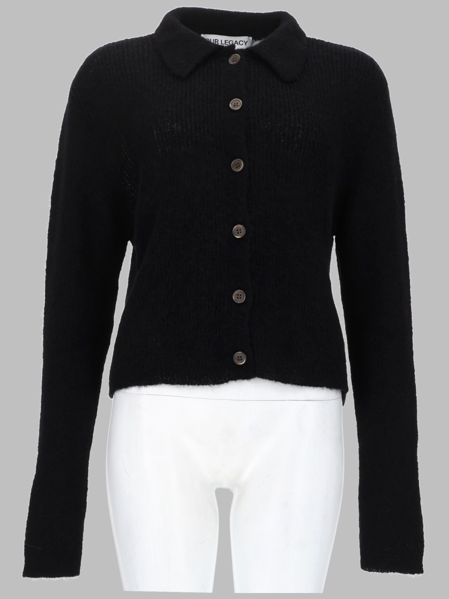 [Our Legacy] Sweatshirt FW26 W4233MB_BLACKFUZZYALPACA