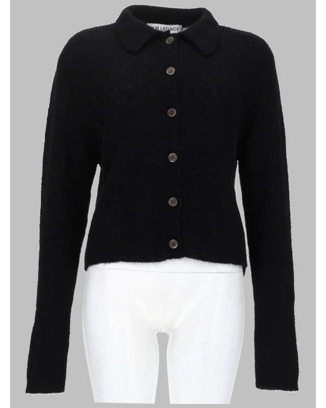 [Our Legacy] Sweatshirt FW26 W4233MB_BLACKFUZZYALPACA