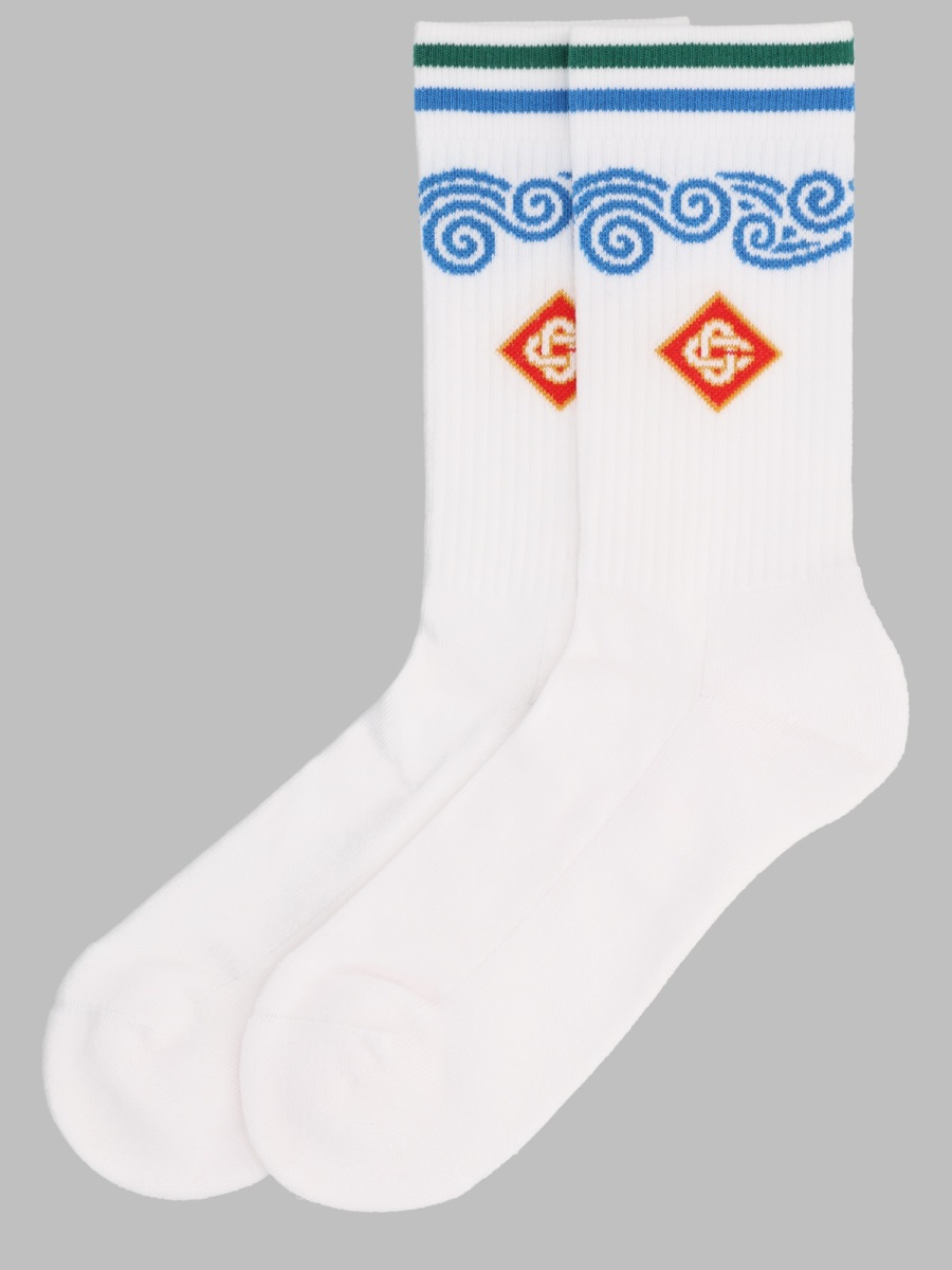 [Casablanca] Socks FW26 A-PF26-ACC-010_02WHITE